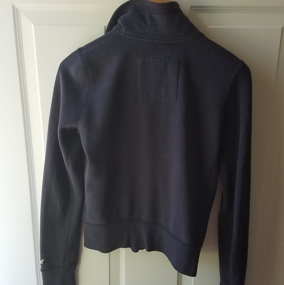 Navy zip up hoodie - Picture 2 of 3
